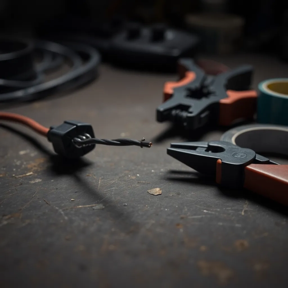 Jak połączyć przecięty kabel elektryczny