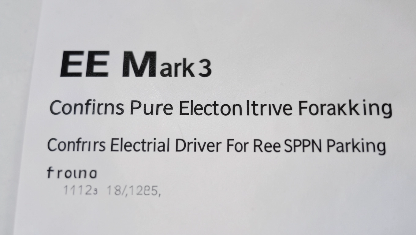 Oznaczenie „EE” w dowodzie rejestracyjnym EV