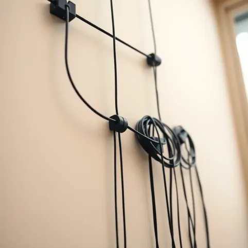 Jak podwiesić kabel elektryczny